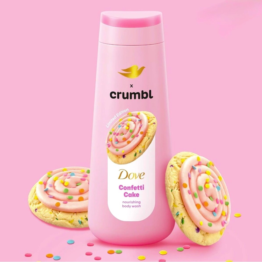 Dove X Crumbl Body Wash - Confetti Cake